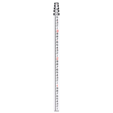 Sitepro 816-T 16Ft Aluminum Leveling Rod (CR) - 10ths 11-816-T